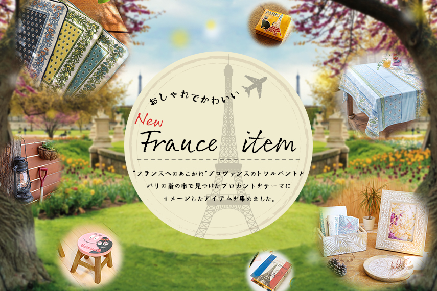 おしゃれで可愛い!フランスアイテム特集