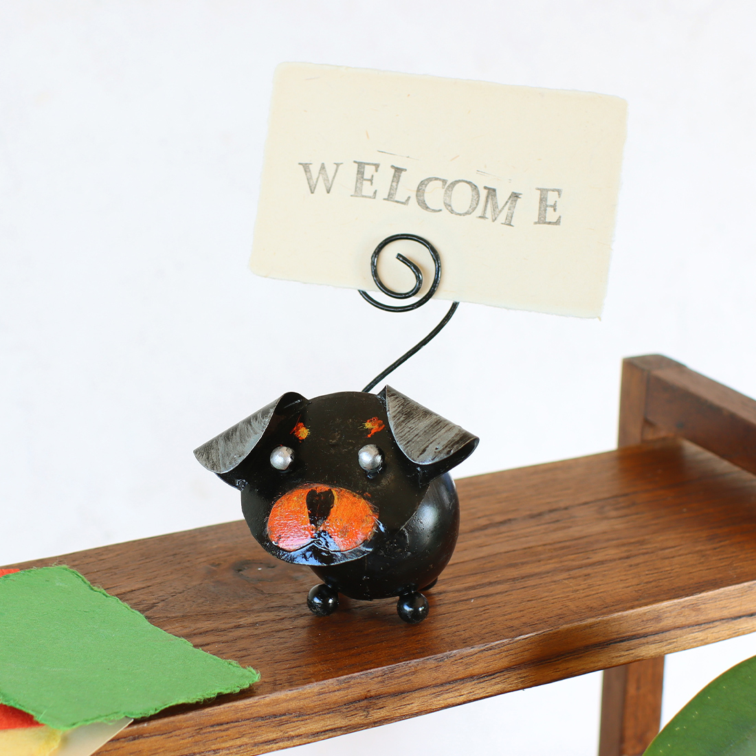 ブリキカードホルダー ドッグ