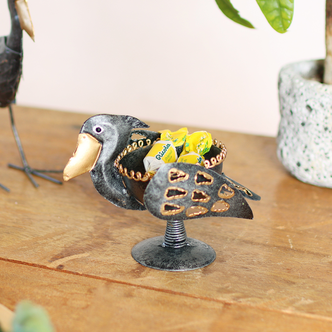 ブリキボールトレイ ハシビロコウ