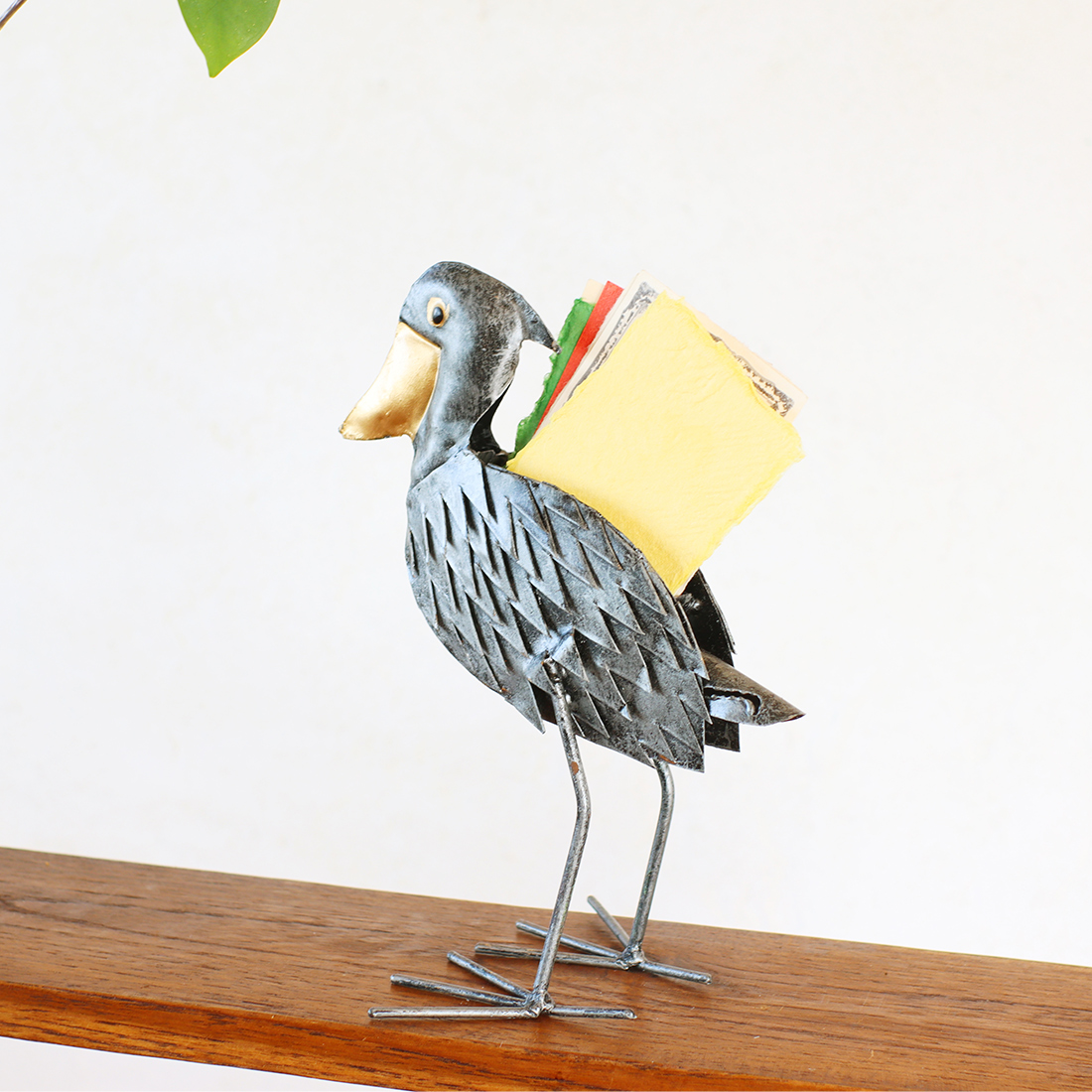 ブリキショップカードスタンド ハシビロコウ