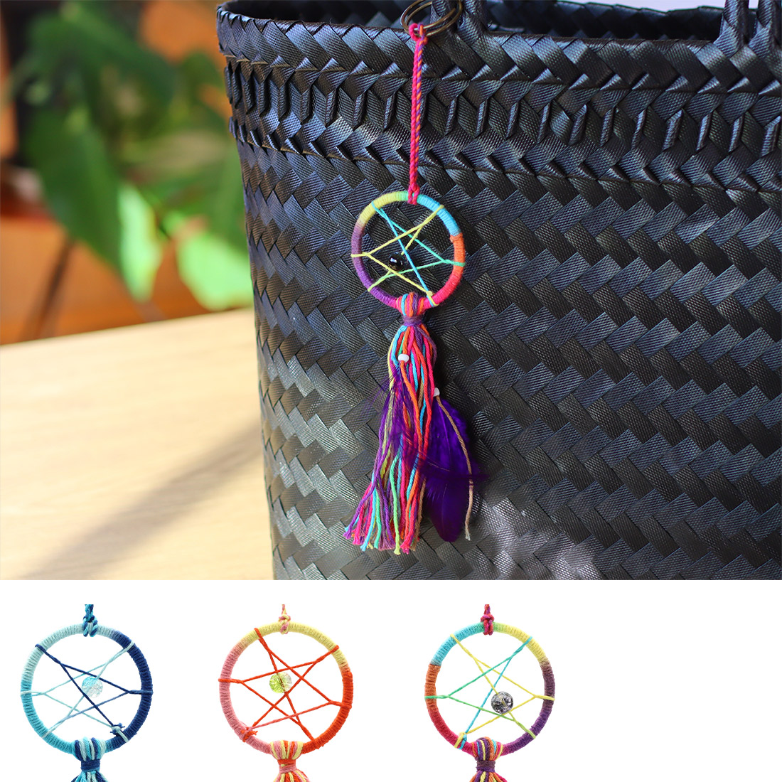 ドリームキャッチャーチャーム ミニペンタゴン