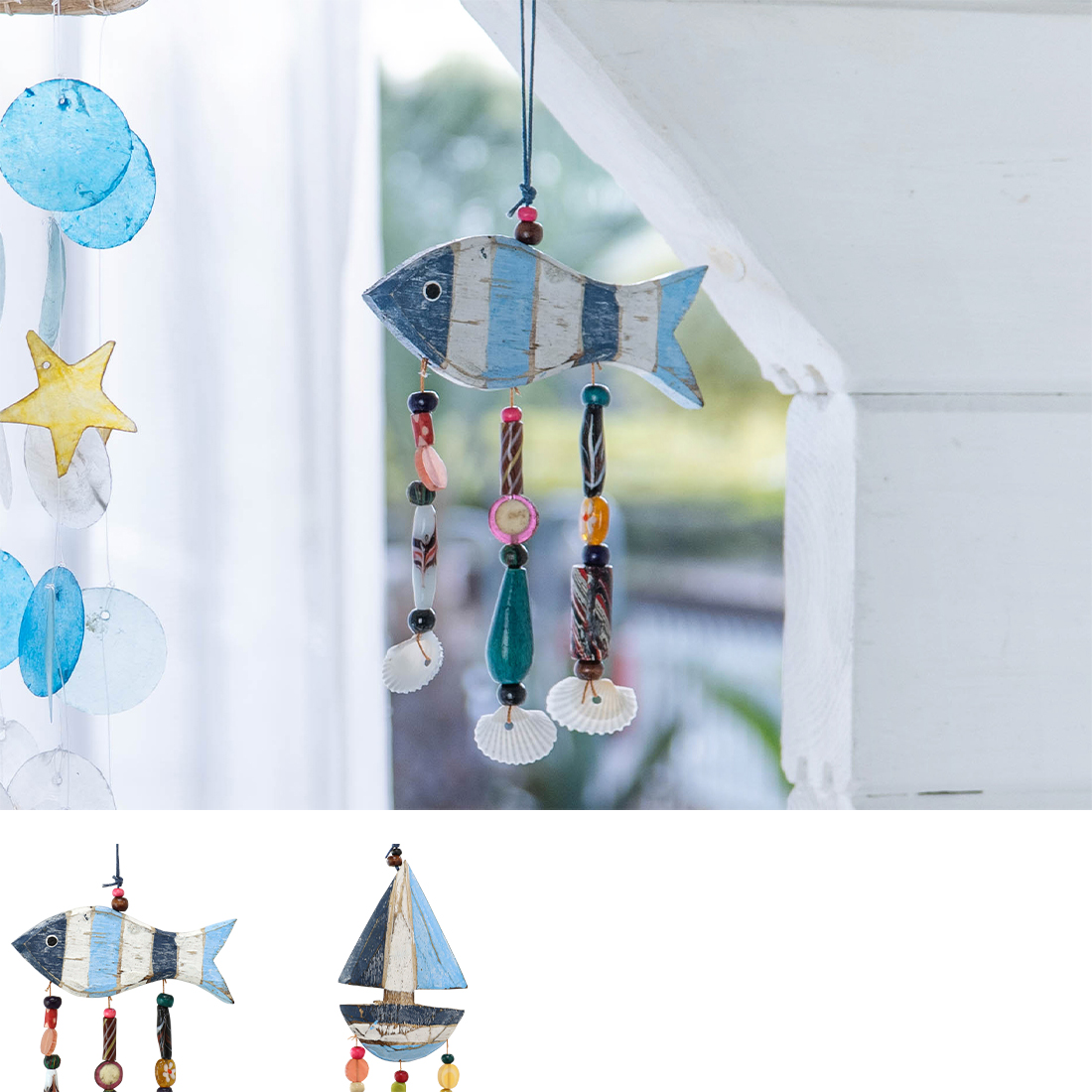 ウッドモチーフミニガーランド