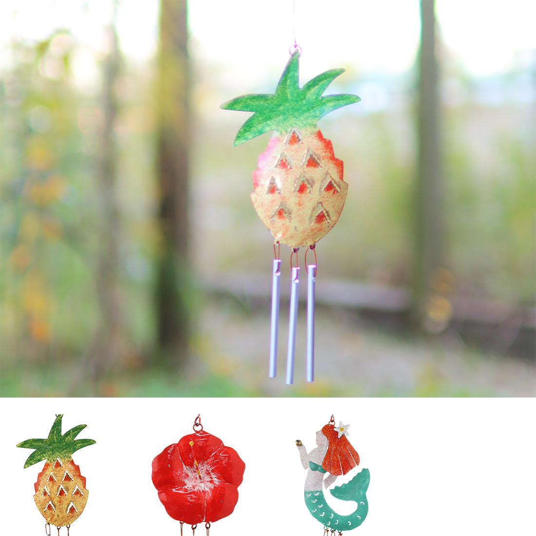 ブリキチャイム ハワイアン