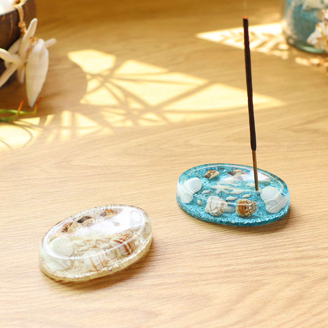 シェル入りレジン インセンスホルダー