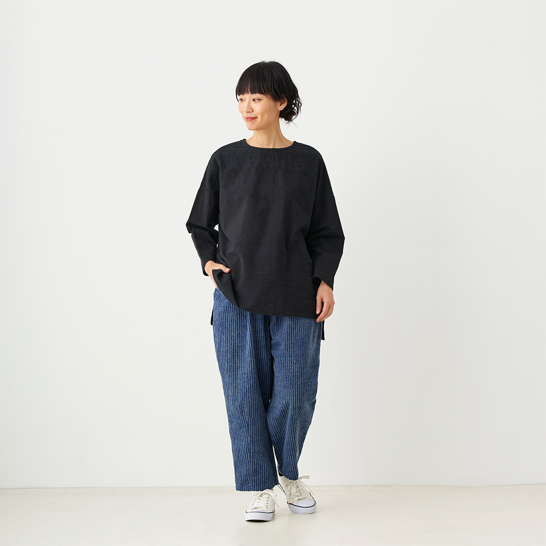 【Shanti Shanti】カーブパンツ ロープ