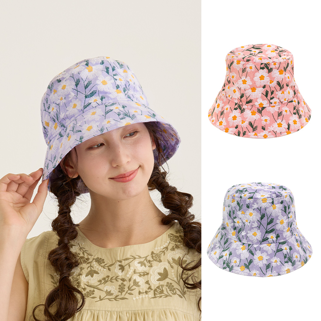 ムアンピクニックハット リトルフラワー
