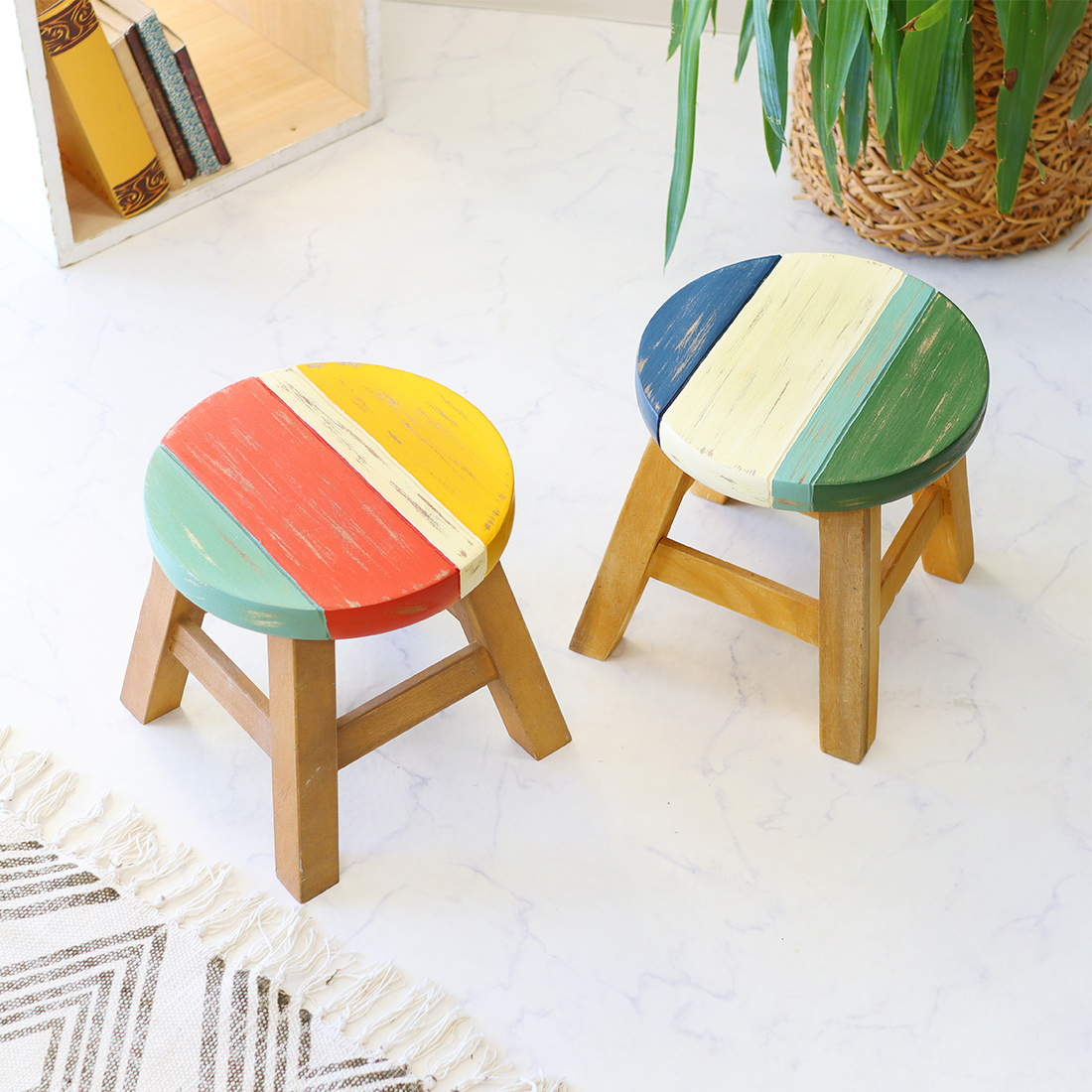 ラウンドスツール フォーカラー