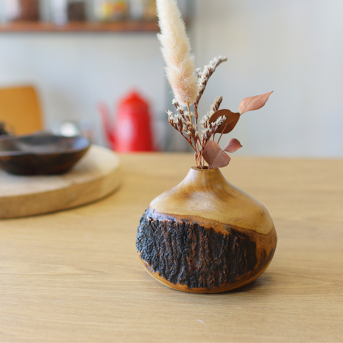 マンゴ－ウッド フラワーベース S