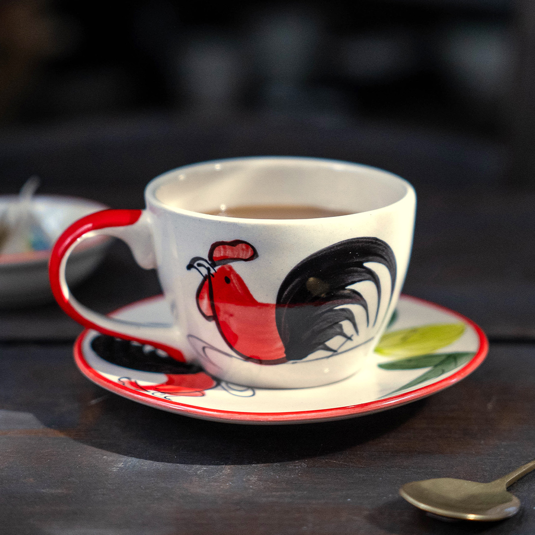 セラミックカップ&ソーサー