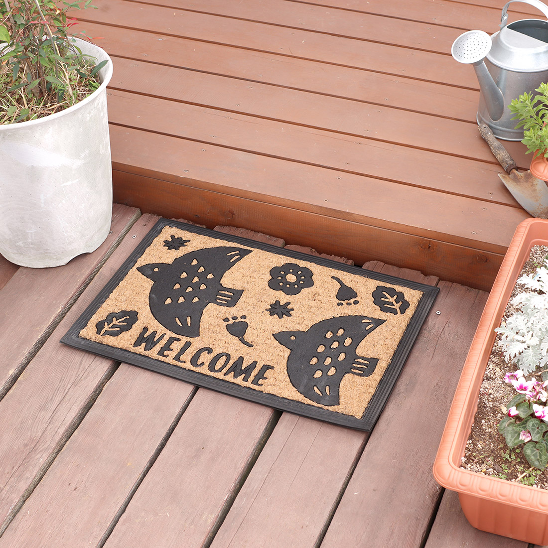 ラバーコイヤーマット バード