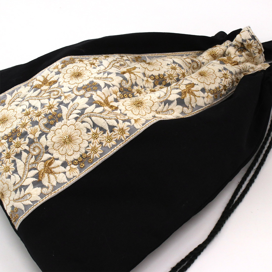 インド刺繍リボンA4トートBAG | トモ・コーポレーション｜世界の