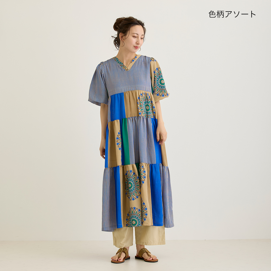 【Shanti Shanti】ワンピース サリー