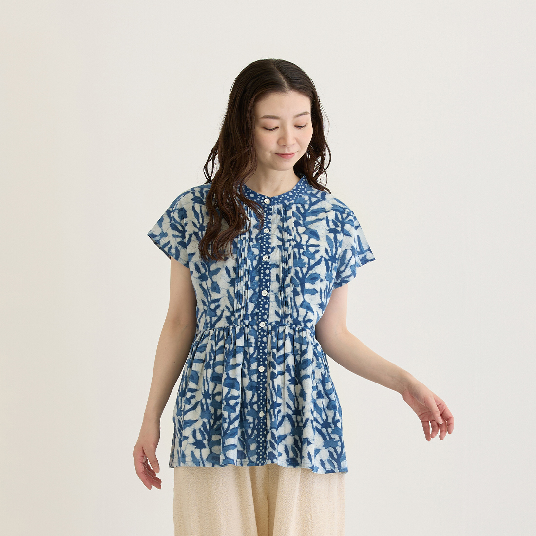 【Shanti Shanti】ブラウス ダブ