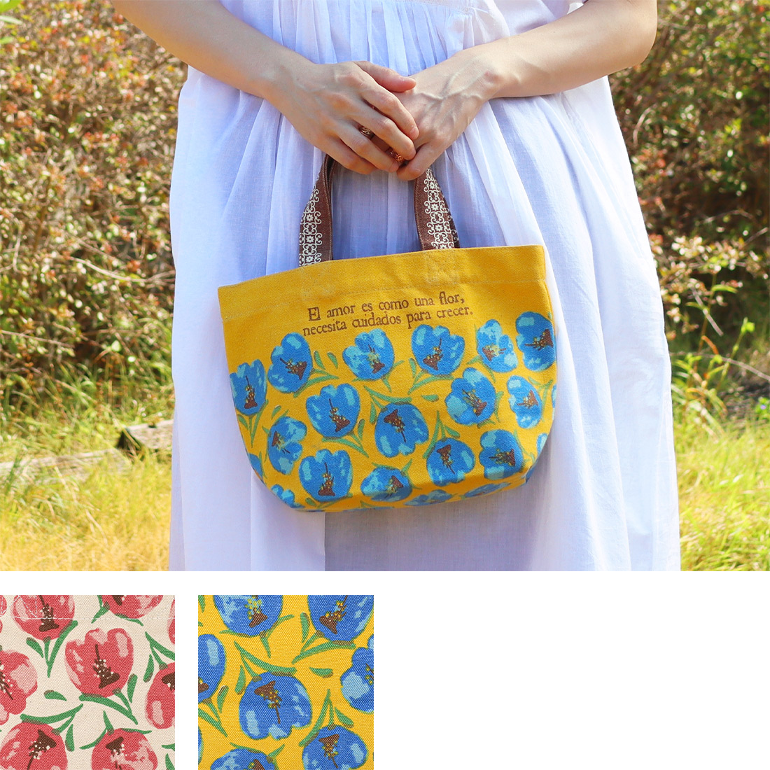 キャンバスバッグ フロール