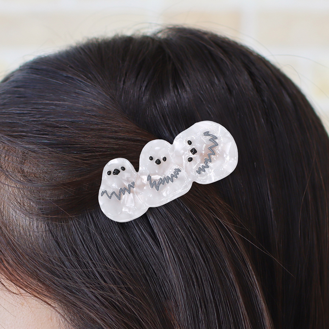 アセテート ヘアクリップ