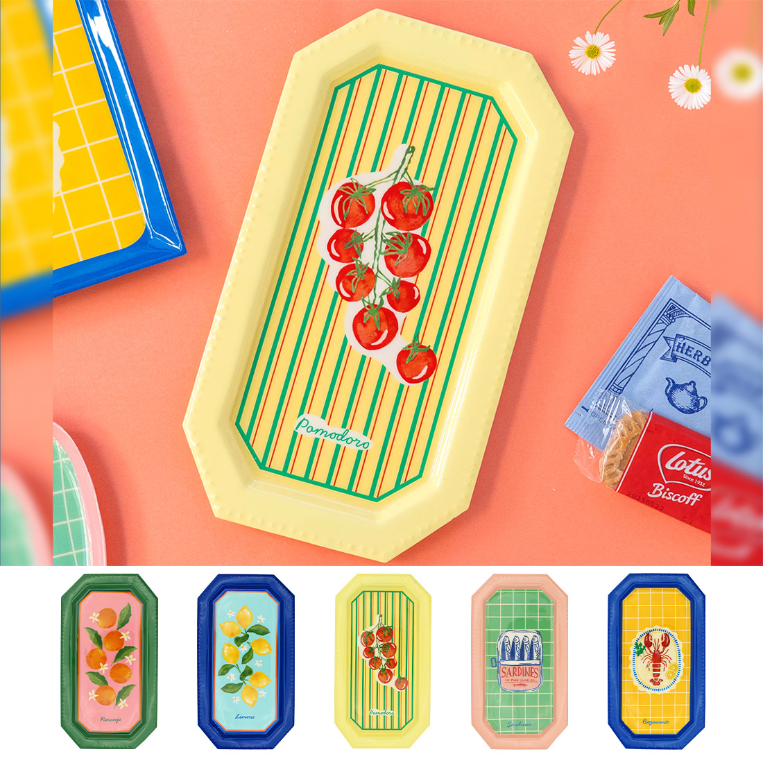 アイアン レクタングルトレイ