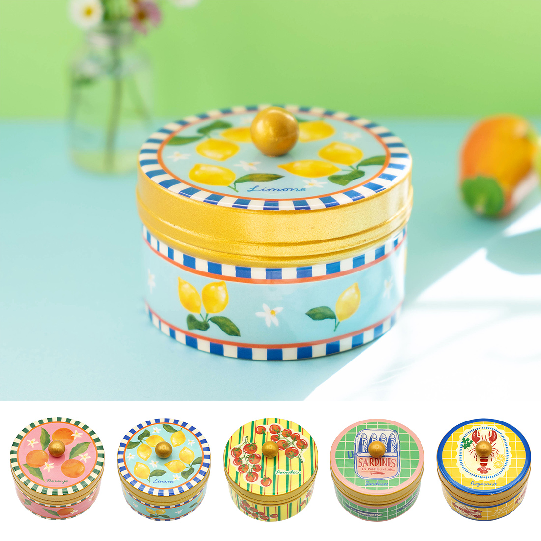 アイアン ノブ付きボックス