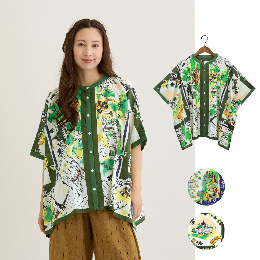 【Shanti Shanti】ブラウス ヴォヤージュ