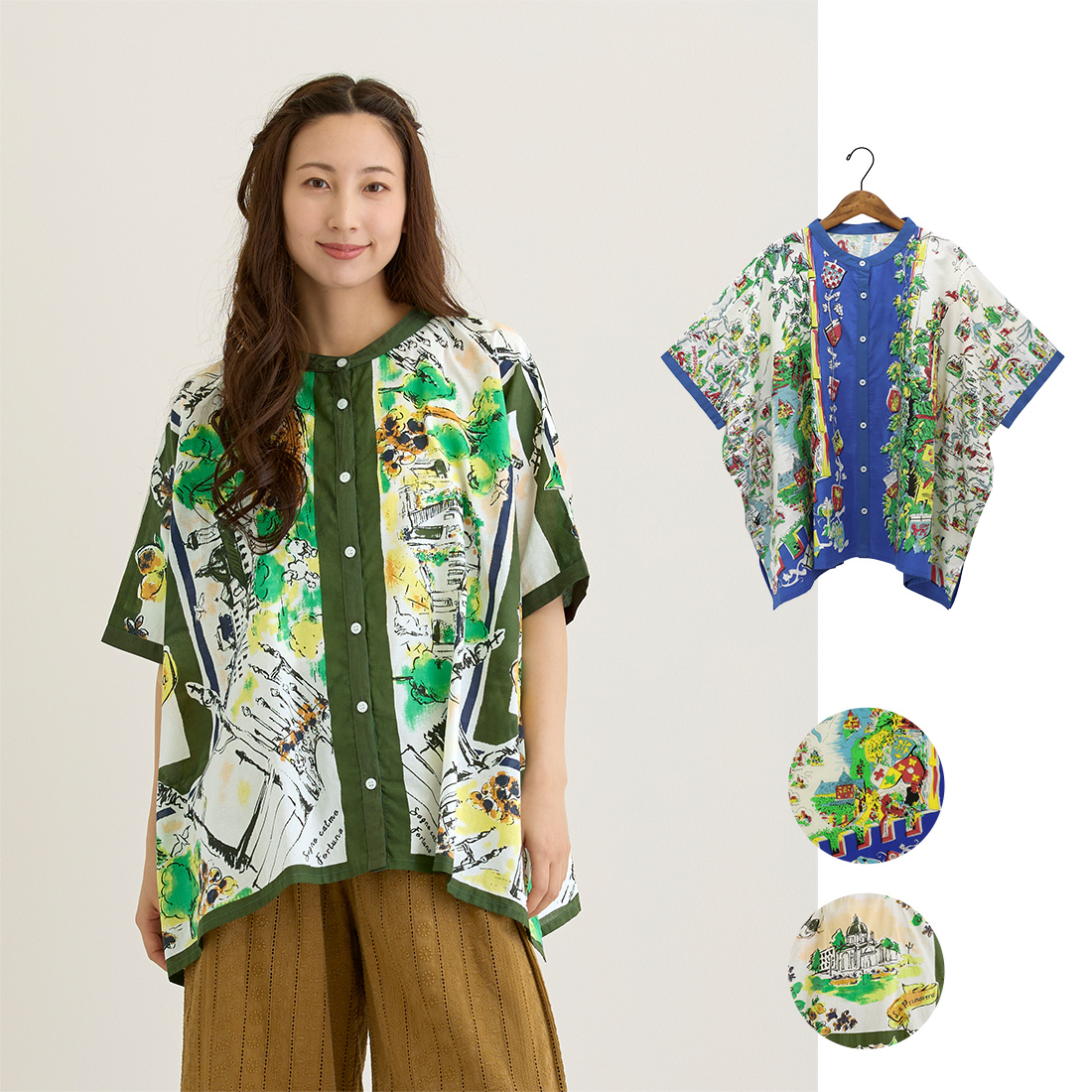 【Shanti Shanti】ブラウス ヴォヤージュ