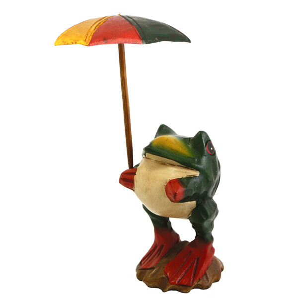 傘さしカエル ｓ グリーン トモ コーポレーション 世界の民芸雑貨卸 エスニック ハワイアン 中南米のアパレル 雑貨卸売の通販