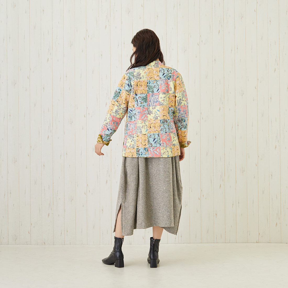 Tambere パッチワークリバーシブルジャケット2y