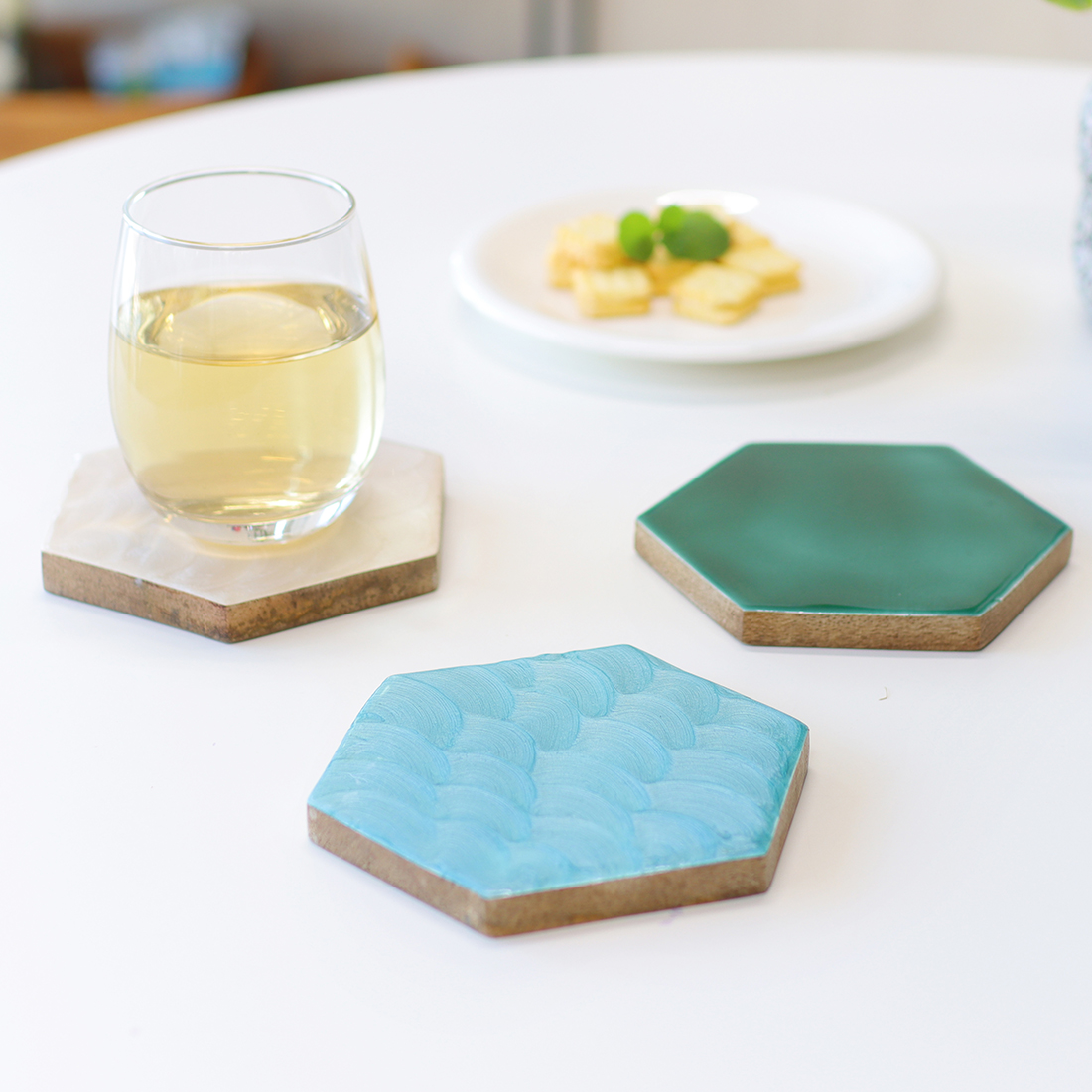 エナメルコースター