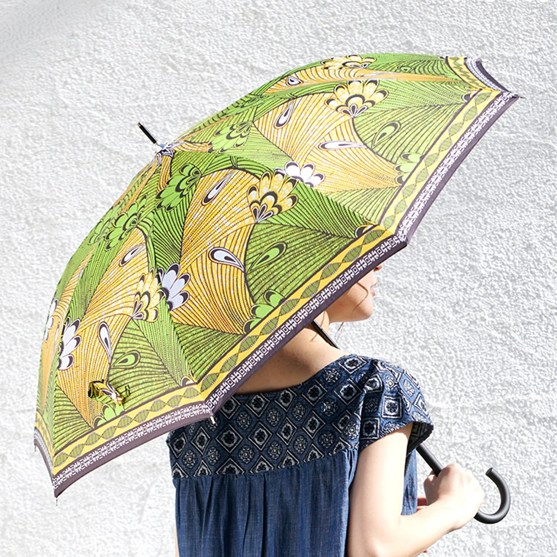 傘 アフリカンプリント 卸販売 エスニック雑貨