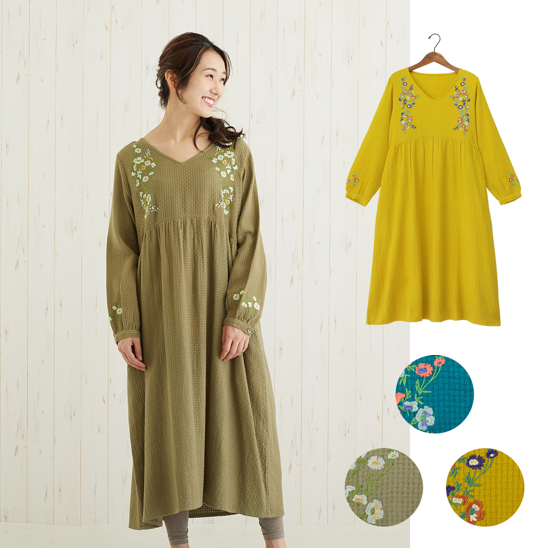 ワンピース 秋冬 トモ コーポレーション 世界の民芸雑貨卸 エスニック ハワイアン 中南米のアパレル 雑貨卸売の通販