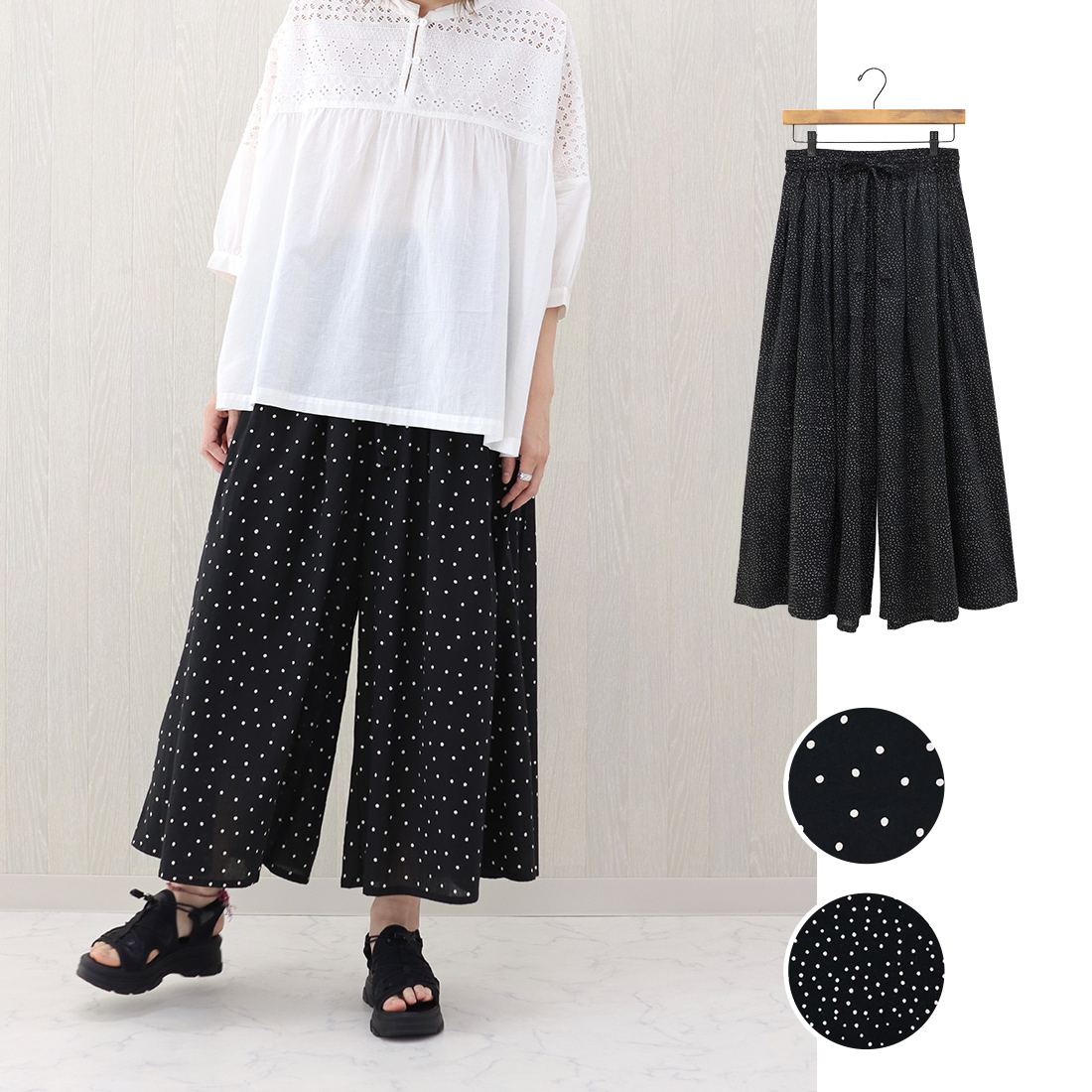 【PORINA】パンツ ドット 