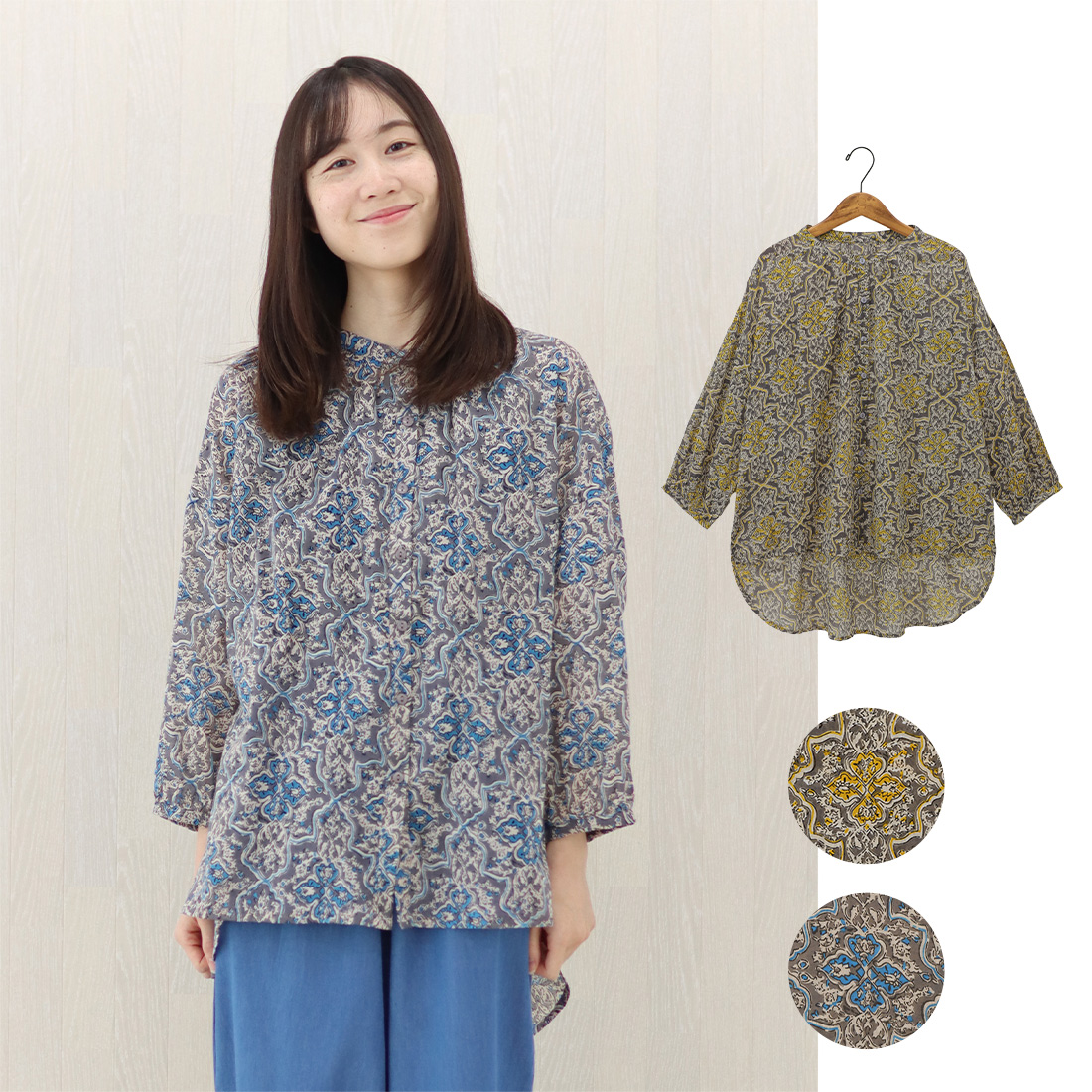 【PORINA】ブラウス オアシス