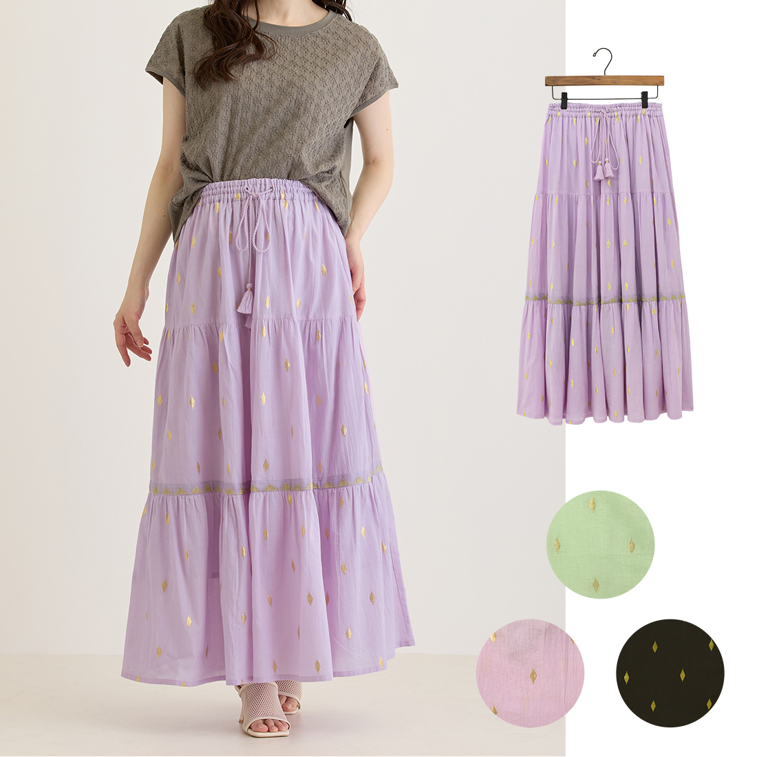 【Shanti Shanti】スカート リュミエール