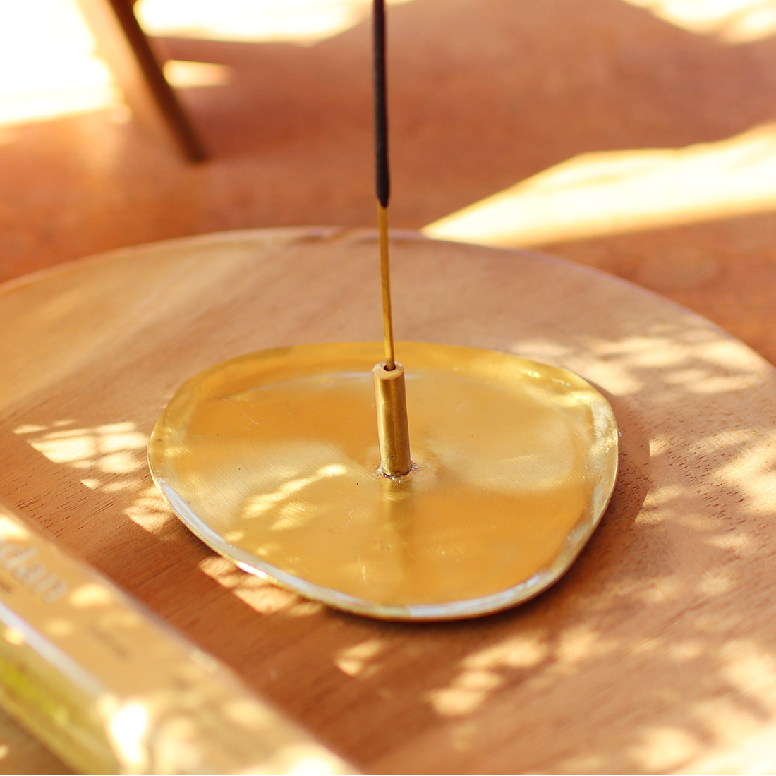 ブラス インセンスホルダー フラット