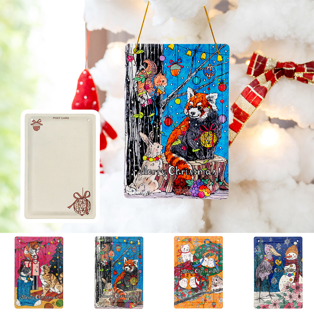 メタルポストカード XMAS