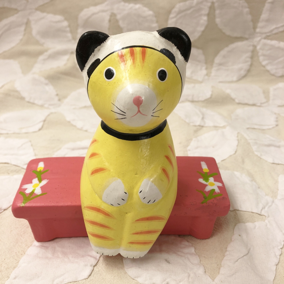 再入荷☆オーダーページ☆ハンカチニット帽ネコちゃん柄アップ10/7